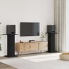 vidaXL &Beta;ά&sigma;&epsilon;&iota;&sigmaf; &Eta;&chi;&epsilon;ί&omega;&nu; 2 &Tau;&epsilon;&mu;. &Mu;&alpha;ύ&rho;&epsilon;&sigmaf; 30x30x95 &epsilon;&kappa;. &Epsilon;&pi;&epsilon;&xi;. &Xi;ύ&lambda;&omicron;&Xi;ύ&lambda;&omicron; &delta;&rho;&upsilon;ό&sigmaf;