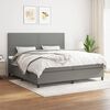 vidaXL &Kappa;&rho;&epsilon;&beta;ά&tau;&iota; Boxspring &mu;&epsilon; &Sigma;&tau;&rho;ώ&mu;&alpha; &Sigma;&kappa;&omicron;ύ&rho;&omicron; &Gamma;&kappa;&rho;&iota; 200x200 &epsilon;&kappa;. &Upsilon;&phi;&alpha;&sigma;&mu;ά&tau;&iota;&nu;&omicron;