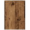 vidaXL Ντουλάπι Μπάνιου Στενό με Ροδάκια Όψη Παλαιού Ξύλου Επεξ. Ξύλο