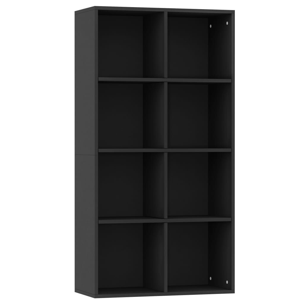 vidaXL Ραφιέρα/Βιβλιοθήκη Μαύρη 66 x 30 x 130 εκ. από Επεξ. Ξύλο