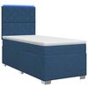 vidaXL &Kappa;&rho;&epsilon;&beta;ά&tau;&iota; box spring &mu;&epsilon; &sigma;&tau;&rho;ώ&mu;&alpha; &Mu;&pi;&lambda;&epsilon; 90 x 190 cm Ύ&phi;&alpha;&sigma;&mu;&alpha;