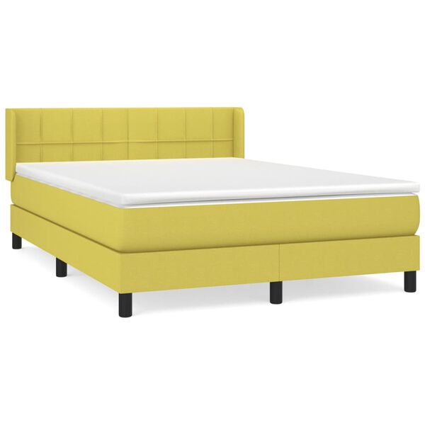 vidaXL &Kappa;&rho;&epsilon;&beta;ά&tau;&iota; Boxspring &mu;&epsilon; &Sigma;&tau;&rho;ώ&mu;&alpha; &Pi;&rho;ά&sigma;&iota;&nu;&omicron; 140x200 &epsilon;&kappa;.&Upsilon;&phi;&alpha;&sigma;&mu;ά&tau;&iota;&nu;&omicron;