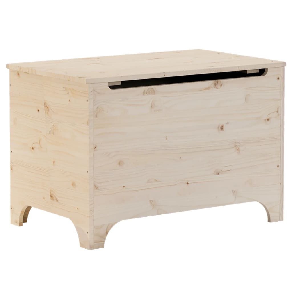 vidaXL Κουτί Αποθήκευσης με Καπάκι RANA 80x49x54εκ. Μασίφ Ξύλο Πεύκου