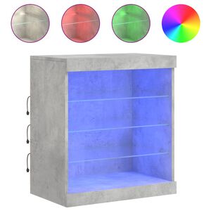 vidaXL &Nu;&tau;&omicron;&upsilon;&lambda;ά&pi;&iota; &mu;&epsilon; LED &Gamma;&kappa;&rho;&iota; &Sigma;&kappa;&upsilon;&rho;&omicron;&delta;έ&mu;&alpha;&tau;&omicron;&sigmaf; 60,5x37x67 &epsilon;&kappa;.