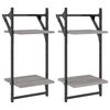 vidaXL &Rho;ά&phi;&iota;&alpha; &Tau;&omicron;ί&chi;&omicron;&upsilon; &mu;&epsilon; &Mu;&pi;ά&rho;&alpha; 2 &tau;&epsilon;&mu;. &Gamma;&kappa;&rho;&iota; Sonoma 30 x 25 x 65 &epsilon;&kappa;.