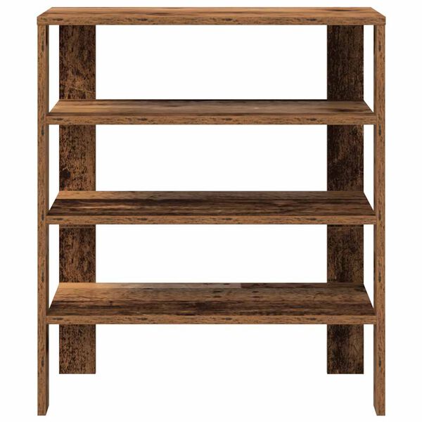 Ράφι παπουτσιών vidaXL Παλιό ξύλο 61x32x70 cm Κατασκευασμένο ξύλο