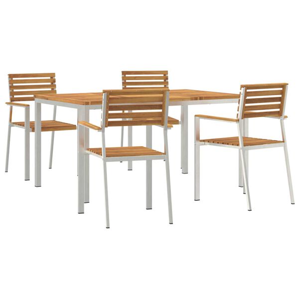vidaXL Σέτ φαγητού για κήπο 5 pcs
