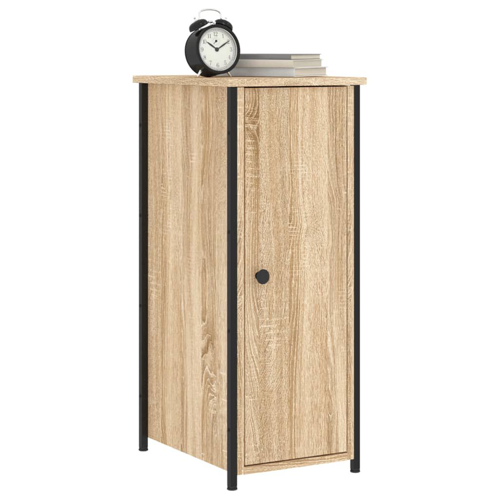 vidaXL Κομοδίνα 2 τεμ. Sonoma Δρυς 32x42x80 εκ. από Επεξεργασμένο Ξύλο
