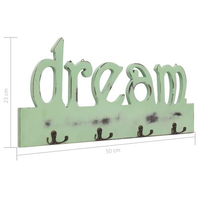 vidaXL Κρεμάστρα Τοίχου «DREAM» 50 x 23 εκ.