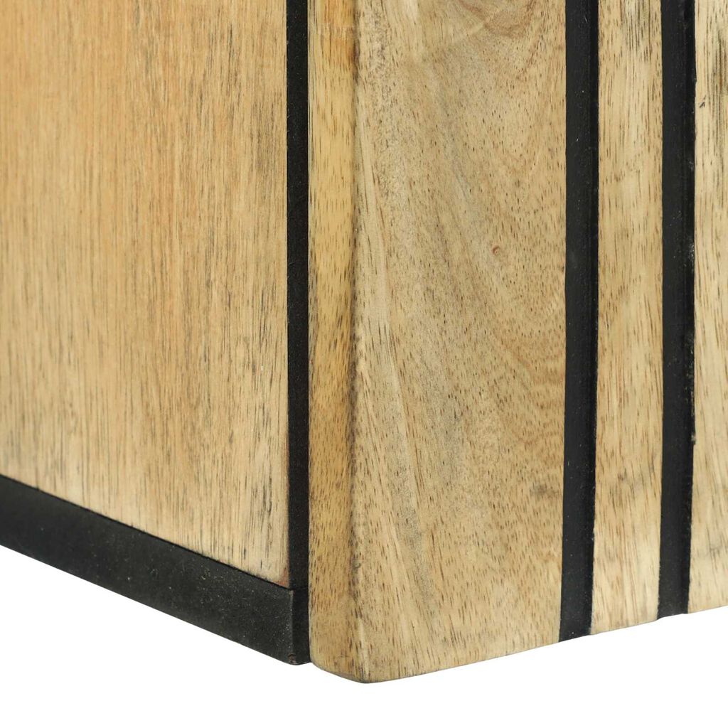 vidaXL Ντουλάπι Τοίχου Μπάνιου - 38 x 33.5 x 48 εκ, Κατασκευασμένο από Μασίφ και Τεχνητό Ξύλο.