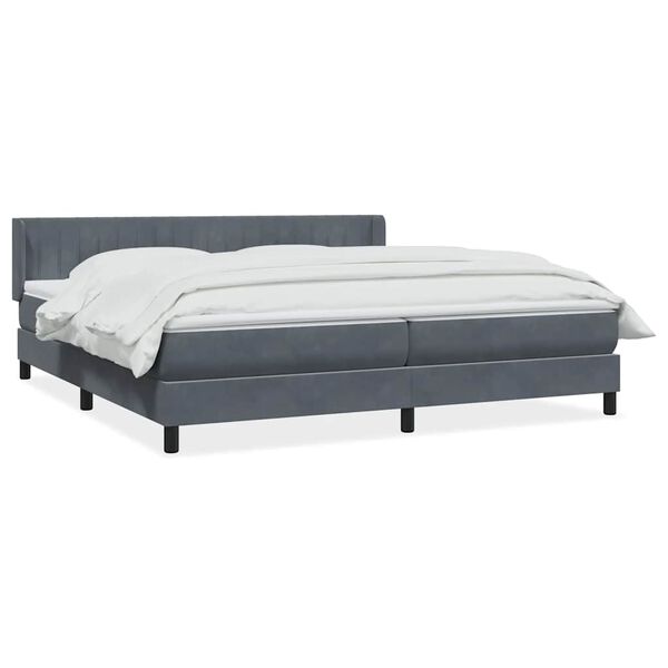 vidaXL &Kappa;&rho;&epsilon;&beta;ά&tau;&iota; Boxspring &mu;&epsilon; &Sigma;&tau;&rho;ώ&mu;&alpha; &Sigma;&kappa;&omicron;ύ&rho;&omicron; &Gamma;&kappa;&rho;&iota; 180x210 &epsilon;&kappa;. &Beta;&epsilon;&lambda;&omicron;ύ&delta;&iota;&nu;&omicron;