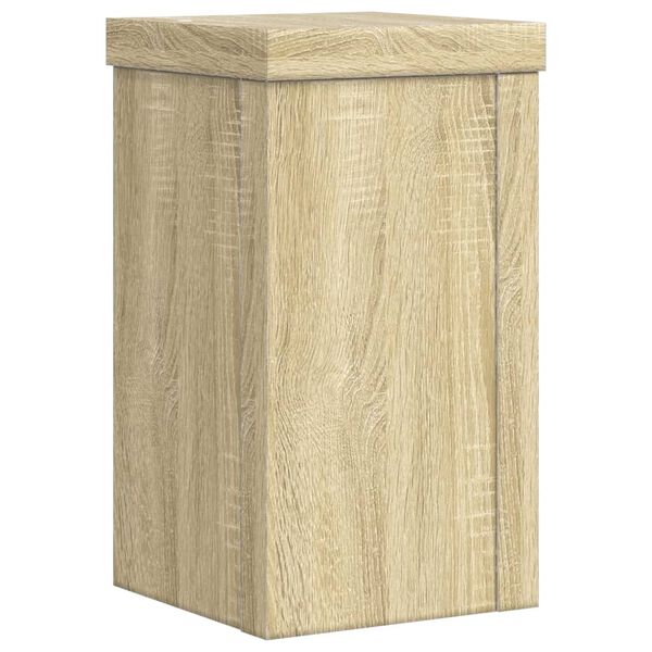 vidaXL Βάσεις Φυτών 2 Τεμ. Sonoma Δρυς 10x10x18 εκ. Επεξεργασμένο Ξύλο