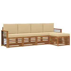 vidaXL &Sigma;&epsilon;&iota;&rho;ά &Kappa;&alpha;&nu;&alpha;&pi;έ &Epsilon;&xi;&omega;&tau;&epsilon;&rho;&iota;&kappa;&omicron;ύ &mu;&epsilon; &mu;&alpha;&xi;&iota;&lambda;ά&rho;&iota; 5 pcs &Phi;&upsilon;&sigma;&iota;&kappa;ό &kappa;&alpha;&iota; &Mu;&pi;&epsilon;&zeta;