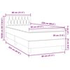 vidaXL &Kappa;&rho;&epsilon;&beta;ά&tau;&iota; Boxspring &mu;&epsilon; &Sigma;&tau;&rho;ώ&mu;&alpha; &Sigma;&kappa;&omicron;ύ&rho;&omicron; &Mu;&pi;&lambda;&epsilon; 80x220 &epsilon;&kappa;. &Beta;&epsilon;&lambda;&omicron;ύ&delta;&iota;&nu;&omicron;