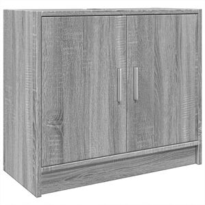 vidaXL &Nu;&tau;&omicron;&upsilon;&lambda;ά&pi;&iota; &Nu;&iota;&pi;&tau;ή&rho;&alpha; Grey Sonoma 63x29x55 &epsilon;&kappa;. &Epsilon;&pi;&epsilon;&xi;&epsilon;&rho;&gamma;&alpha;&sigma;&mu;έ&nu;&omicron; &Xi;ύ&lambda;&omicron;