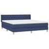 vidaXL &Kappa;&rho;&epsilon;&beta;ά&tau;&iota; Boxspring &mu;&epsilon; &Sigma;&tau;&rho;ώ&mu;&alpha; &Mu;&pi;&lambda;&epsilon; 160x200 &epsilon;&kappa;. &Upsilon;&phi;&alpha;&sigma;&mu;ά&tau;&iota;&nu;&omicron;