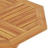vidaXL Τραπέζι Κήπου Πτυσσόμενο 85 x 85 x 76 εκ. από Μασίφ Ξύλο Teak