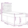 vidaXL &Kappa;&rho;&epsilon;&beta;ά&tau;&iota; Boxspring &mu;&epsilon; &Sigma;&tau;&rho;ώ&mu;&alpha; &Rho;&omicron;&zeta; 90x190 &epsilon;&kappa;. &Beta;&epsilon;&lambda;&omicron;ύ&delta;&iota;&nu;&omicron;