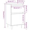 vidaXL Ντουλάπια 2 τεμ. Καφέ Δρυς 40x35x70 εκ. από Επεξεργασμένο Ξύλο