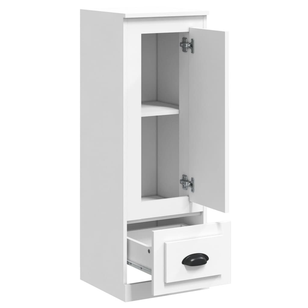 vidaXL Ντουλάπι Λευκό 36 x 35,5 x 103,5 εκ. από Επεξεργασμένο Ξύλο