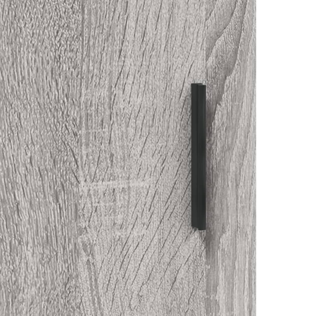 vidaXL Ντουλάπι Γκρι Sonoma 34,5x34x90 εκ. από Επεξεργασμένο Ξύλο