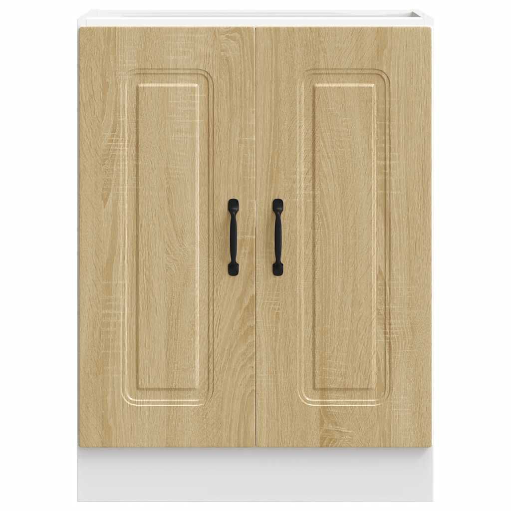 vidaXL Ντουλάπι βάσης νεροχύτη Kalmar Sonoma Δρυς 60x46x81,5 εκ.