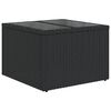 vidaXL Σετ Καναπέ Κήπου 8 pcs Μαύρο και Κρέμα 55 x 55 x 37 εκ