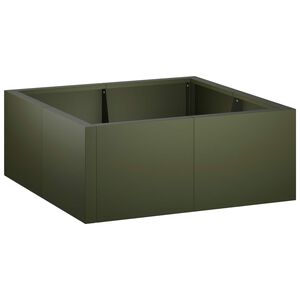vidaXL &Tau;&omicron;ί&chi;&omicron;&sigmaf; &Sigma;&tau;ή&rho;&iota;&xi;&eta;&sigmaf; 4 &tau;&mu;&chi;. 100 x 100 x 30 cm &Alpha;&tau;&sigma;ά&lambda;&iota; &Lambda;&alpha;&delta;ί