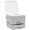 vidaXL Τουαλέτα Κάμπινγκ 2 pcs Γκρι και Λευκό 50.5 x 33 x 103 εκ