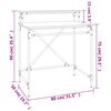vidaXL Γραφείο Μαύρο 80 x 50 x 90 εκ. από Επεξεργασμένο Ξύλο