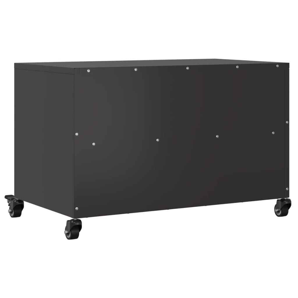 vidaXL Έπιπλο Τηλεόρασης Μαύρο 68x39x43,5 εκ. Χάλυβας