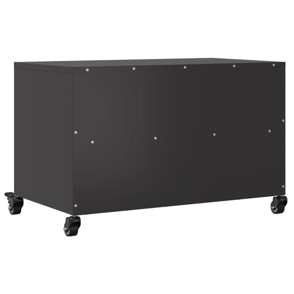 vidaXL Έπιπλο Τηλεόρασης Μαύρο 68x39x43,5 εκ. Χάλυβας