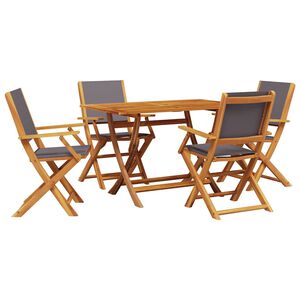 vidaXL &Sigma;&epsilon;&tau; &Tau;&rho;&alpha;&pi;&epsilon;&zeta;&alpha;&rho;ί&alpha;&sigmaf; &Kappa;ή&pi;&omicron;&upsilon; 5 &tau;&epsilon;&mu;. &Alpha;&nu;&theta;&rho;&alpha;&kappa;ί Ύ&phi;&alpha;&sigma;&mu;&alpha;/&Mu;&alpha;&sigma;ί&phi; &Pi;&epsilon;ύ&kappa;&omicron;&upsilon;
