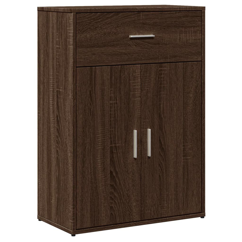 vidaXL Βοηθητικό Ντουλάπι Καφέ Δρυς 60x30x84εκ. από Επεξεργασμένο Ξύλο