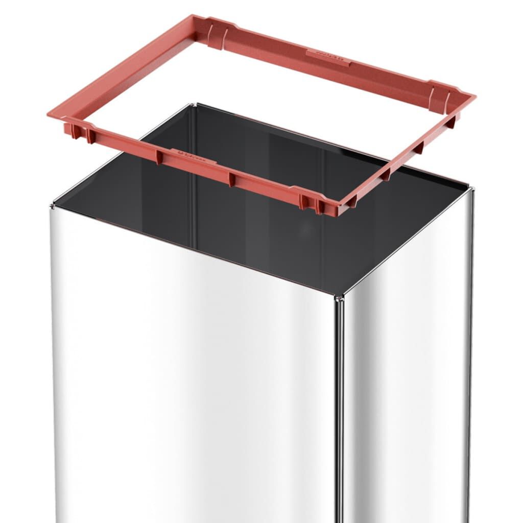Hailo Κάδος Απορριμ. Big-Box Swing L / 35 Λίτρα Αν. Ατσάλι 0840-111