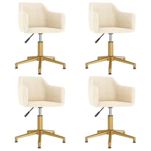 vidaXL &Kappa;&alpha;&rho;έ&kappa;&lambda;&epsilon;&sigmaf; &Tau;&rho;&alpha;&pi;&epsilon;&zeta;&alpha;&rho;ί&alpha;&sigmaf; &Pi;&epsilon;&rho;&iota;&sigma;&tau;&rho;&epsilon;&phi;ό&mu;&epsilon;&nu;&epsilon;&sigmaf; 4 &tau;&epsilon;&mu;. &Kappa;&rho;&epsilon;&mu; &Beta;&epsilon;&lambda;&omicron;ύ&delta;&iota;&nu;&epsilon;&sigmaf;