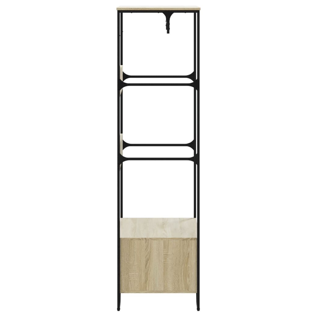 vidaXL Ντουλάπα Sonoma Δρυς 90x50x180 εκ. από Επεξεργασμένο Ξύλο