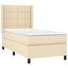 vidaXL &Kappa;&rho;&epsilon;&beta;ά&tau;&iota; Boxspring &mu;&epsilon; &Sigma;&tau;&rho;ώ&mu;&alpha; &Kappa;&rho;&epsilon;&mu; 90x200 &epsilon;&kappa;.&Upsilon;&phi;&alpha;&sigma;&mu;ά&tau;&iota;&nu;&omicron;