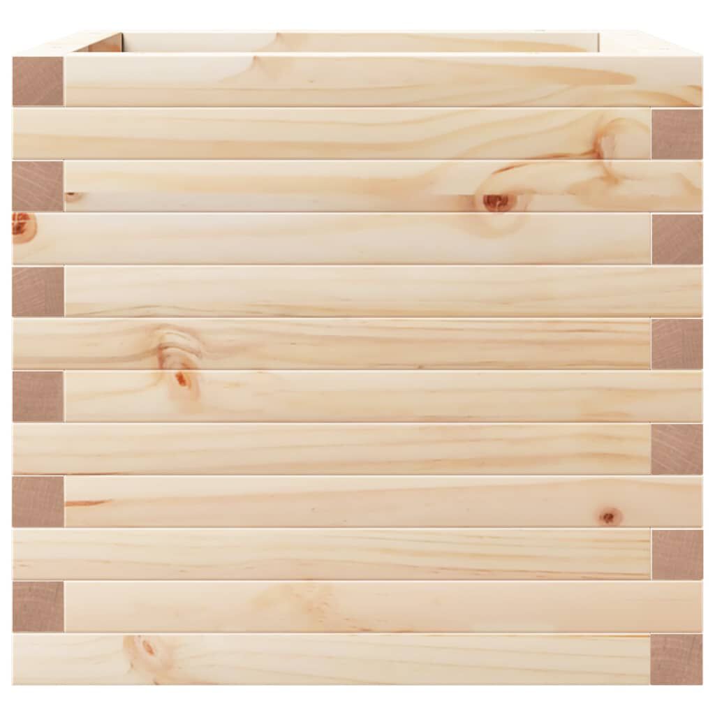 vidaXL Ζαρντινιέρα 50x50x46 εκ. από Μασίφ Ξύλο Πεύκου