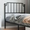 vidaXL Κεφαλάρι Μαύρο 90 εκ. Μεταλλικό