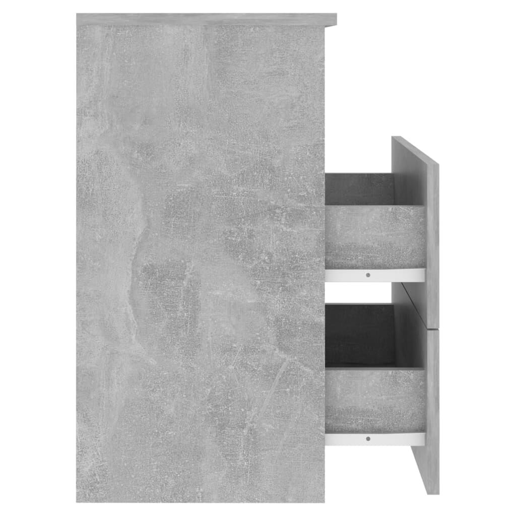 vidaXL Κομοδίνο Γκρι Σκυροδέματος 50 x 32 x 60 εκ.