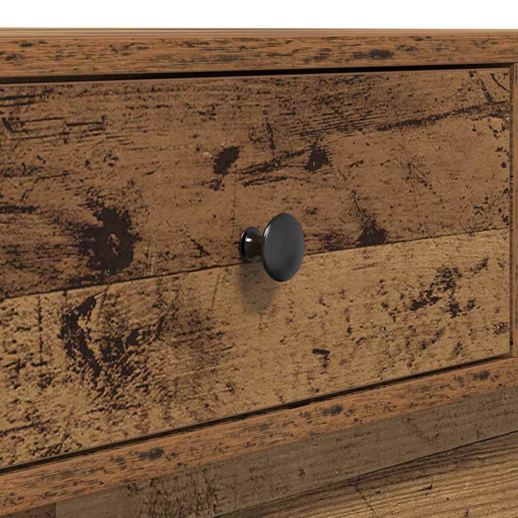 vidaXL Τραπεζάκι σαλονιού Παλαιό ξύλο 90 x 90 x 28 cm