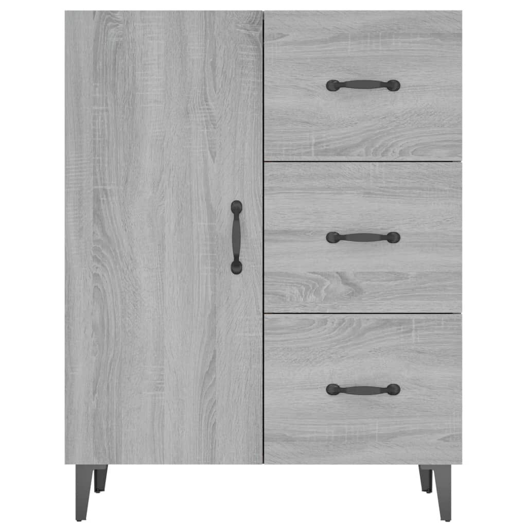 vidaXL Ντουλάπι Γκρι Sonoma 69,5 x 34 x 90 εκ. από Επεξεργασμένο Ξύλο