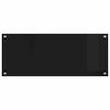 vidaXL Πίσω Πάνελ Κουζίνας Μαύρο 100 x 40 cm σκληρυμένο γυαλί
