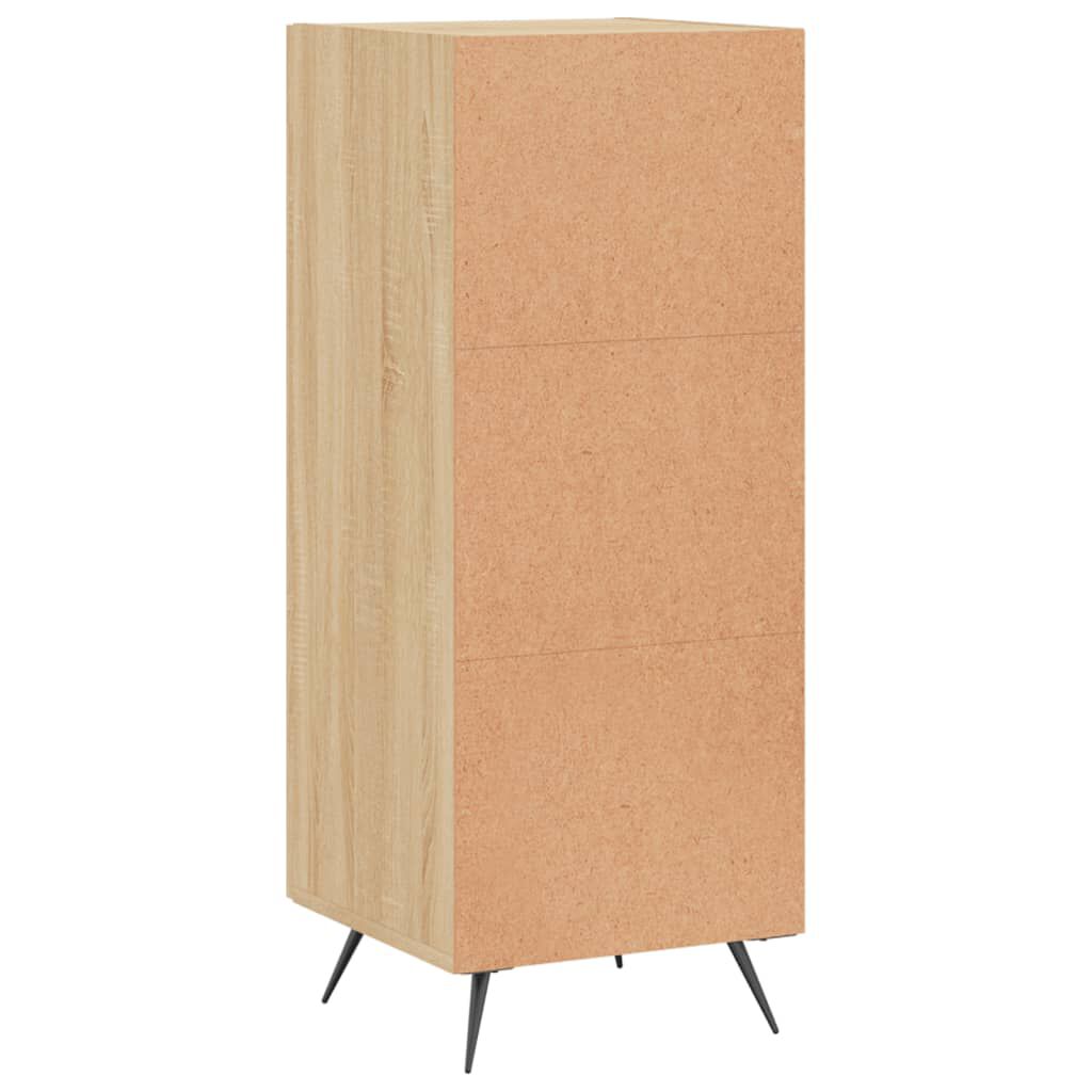 vidaXL Ντουλάπι Sonoma Δρυς 34,5x34x90 εκ. από Επεξεργασμένο Ξύλο