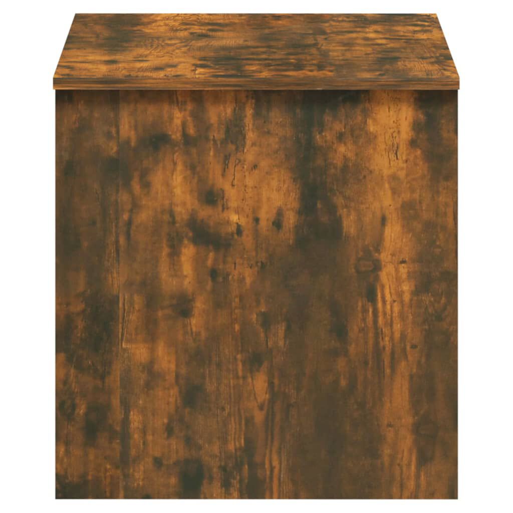 vidaXL Τραπεζάκι Σαλονιού Καπνιστή Δρυς102x50,5x52,5 εκ. Επεξεργ. Ξύλο