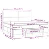 vidaXL &Kappa;&rho;&epsilon;&beta;ά&tau;&iota; Boxspring &mu;&epsilon; &Sigma;&tau;&rho;ώ&mu;&alpha; Taupe 200x200 &epsilon;&kappa;. &Upsilon;&phi;&alpha;&sigma;&mu;ά&tau;&iota;&nu;&omicron;