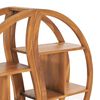 vidaXL Έπιπλο με Ραφιέρα Σχέδιο Γιν Γιανγκ 100x26x112 εκ. Ξύλο Teak