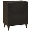 vidaXL Κομοδίνο με συρτάρι Μαύρο και Χρυσό 50 x 33 x 60 εκ