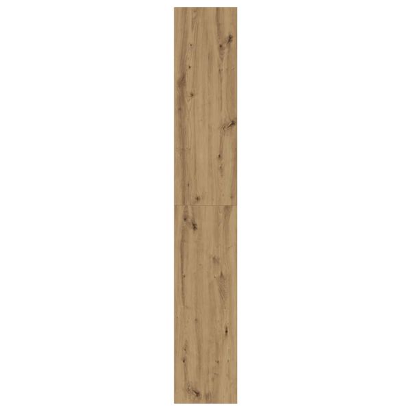 vidaXL Βιβλιοθήκη Αρτισιανή Δρυς 80x30x189 εκ. από Επεξ. Ξύλο
